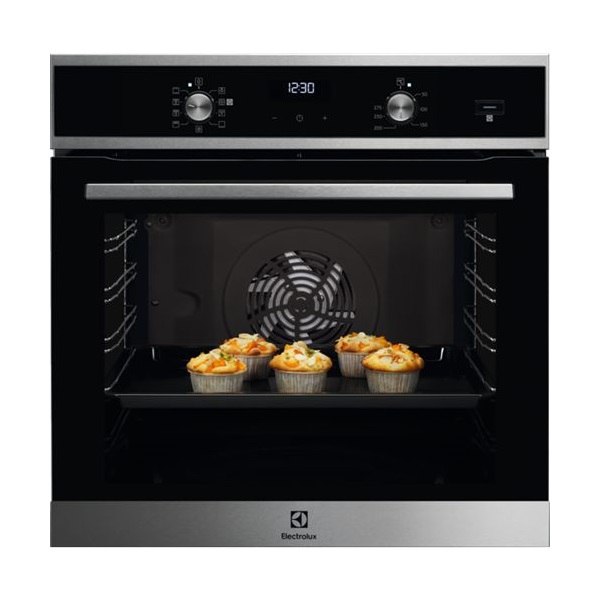 Electrolux EOD5C71X SteamBake fekete, beépíthető, sütőtér: 72L, grill, légkeverés, katalitikus, sütő