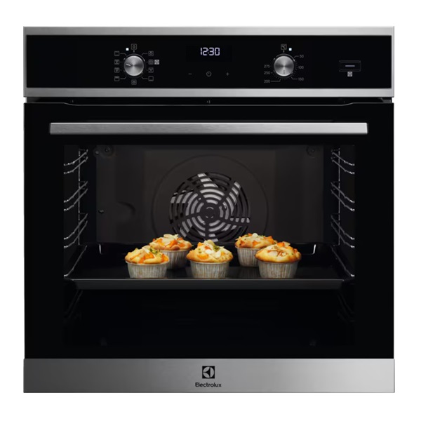 Electrolux EOD5C71X SteamBake fekete, beépíthető, sütőtér: 72L, grill, légkeverés, katalitikus, sütő