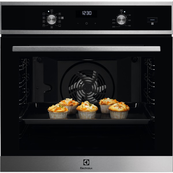 Electrolux EOD5H70X fekete, beépíthető, sütőtér: 72L, grill, légkeverés, sütő