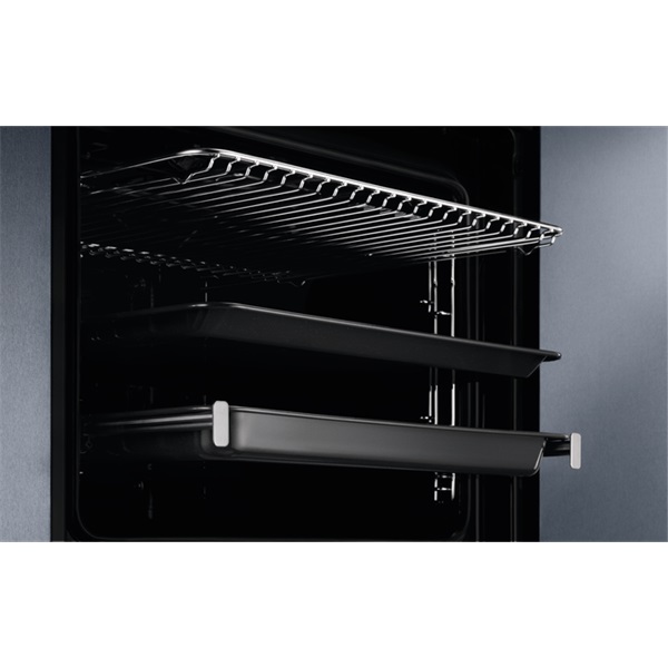 Electrolux EOD6P71X fekete, beépíthető, sütőtér: 72L, grill, légkeverés, pirolitikus, sütő