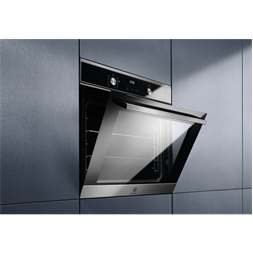 Electrolux EOD6P71X fekete, beépíthető, sütőtér: 72L, grill, légkeverés, pirolitikus, sütő