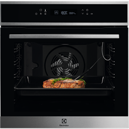Electrolux EOE7P31X fekete, beépíthető, sütőtér: 72L, grill, légkeverés, pirolitikus, sütő
