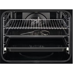 Electrolux EOE7P31X fekete, beépíthető, sütőtér: 72L, grill, légkeverés, pirolitikus, sütő