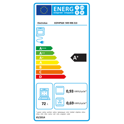 Electrolux EOF4P56X inox, beépíthető, sütőtér: 72L, grill, légkeverés, pirolitikus, sütő
