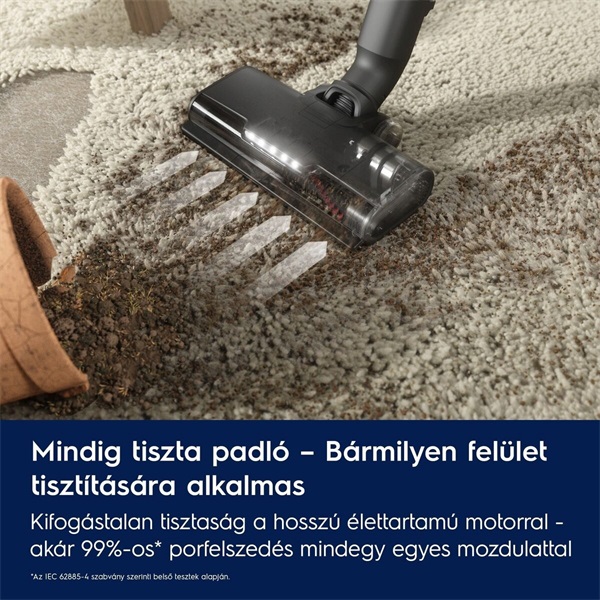 Electrolux EP61H21WET Hygienic 600 vezeték nélküli álló porszívó