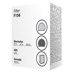 Electrolux F156 3 db-os porszívó szűrőszett (Újszerű)