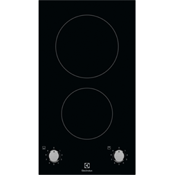 Electrolux LHR3210CK fekete, beépíthető, elektromos üvegkerámia, főzőzóna: 2, beépíthető méret: 27cm, főzőlap