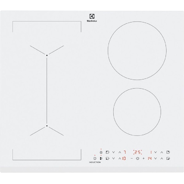 Electrolux LIV63431BW fehér, beépíthető, indukciós, főzőzóna: 4, beépíthető méret: 56cm, főzőlap