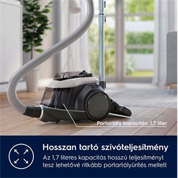 Electrolux PC91-4MG Pure C9 szürke porzsák nélküli porszívó