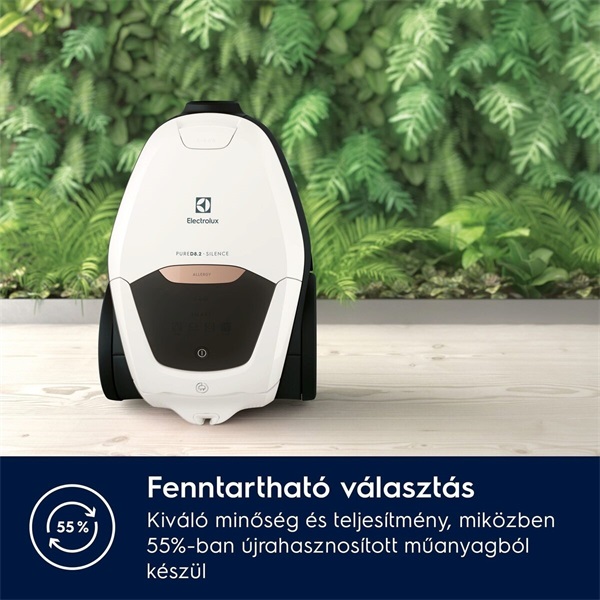 Electrolux PD82-ALRG Pure D8.2 fehér porzsákos porszívó