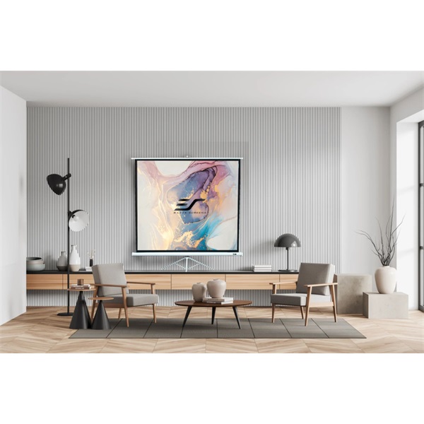 EliteScreens T113NWS1 113" (1:1) 203x203cm mobil háromlábú vetítővászon