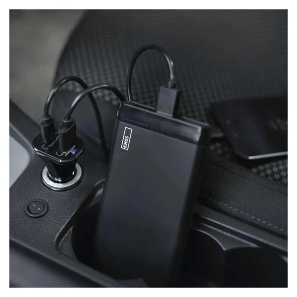 Emos B0526B ALPHA 10S, 10000 mAh, 10 W, fekete power bank