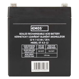 Emos B9653 12V 4.5Ah ólomakkumulátor