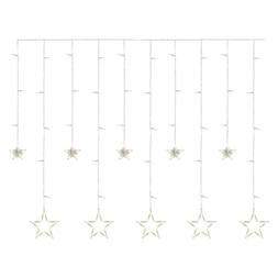 Emos DCGW12 185x105 cm beltéri meleg fehér csillagok LED karácsonyi fényfüggöny
