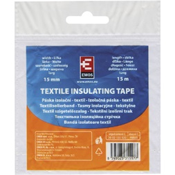 Emos F6515 15 mm x 15 m fekete textil szigetelőszalag