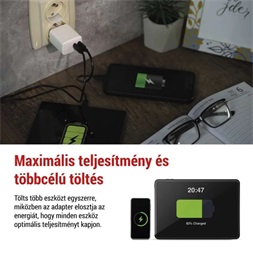 Emos GaN PD 35 W max. univerzális USB töltő