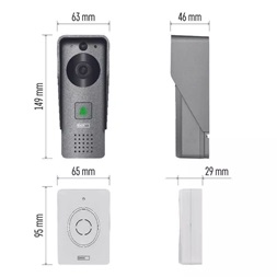 Emos H4031 GoSmart IP-09C vezeték nélküli wifi video kaputelefon