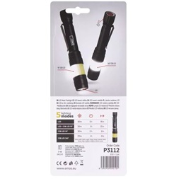 Emos P3112 COB LED 180lm 2xAAA fém elemlámpa