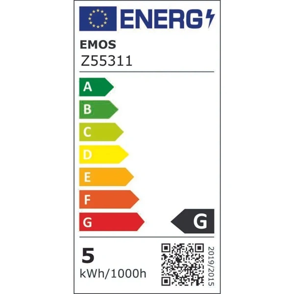 Emos Z55311 LED DECO "SMOKED" A60 4.5W 19W 180lm E27 izzó