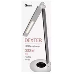 Emos Z7594 Dexter fekete asztali LED lámpa