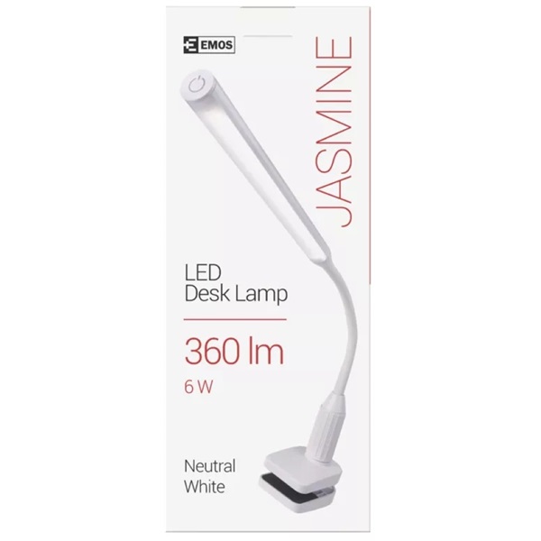 Emos Z7595 Jasmine fehér asztali LED lámpa