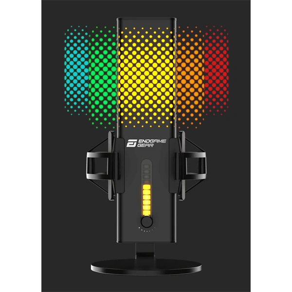 Endgame Gear XSTRM RGB kardioid kondenzátor USB fekete mikrofon