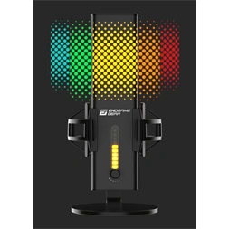 Endgame Gear XSTRM RGB kardioid kondenzátor USB fekete mikrofon