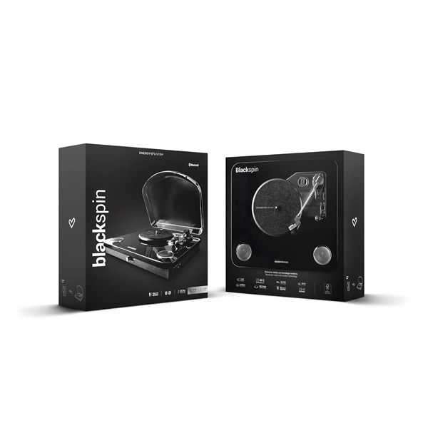 Energy Sistem EN 459438 BlackSpin RCA/USB/Bluetooth/bakelit lemezjátszó