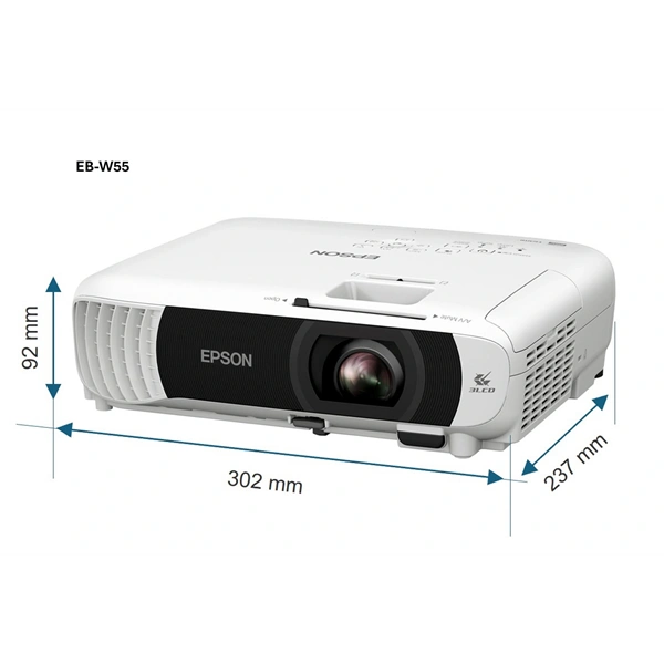 Epson EB-W55 WXGA 4000L HDMI/USB/WiFi 3LCD projektor
