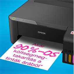 Epson EcoTank L1230 színes nyomtató USB, 8100/6500 oldal tinta a dobozban