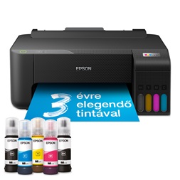 Epson EcoTank L1230 színes nyomtató USB, 8100/6500 oldal tinta a dobozban