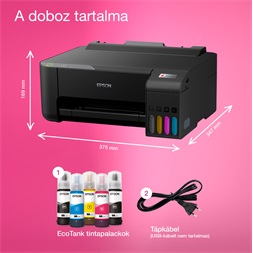 Epson EcoTank L1230 színes nyomtató USB, 8100/6500 oldal tinta a dobozban