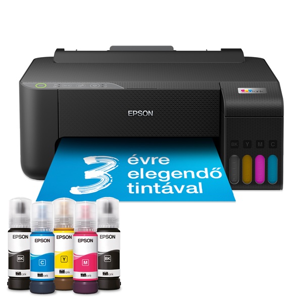 Epson EcoTank L1270 színes nyomtató WiFi, 8100/6500 oldal tintával (Újszerű)