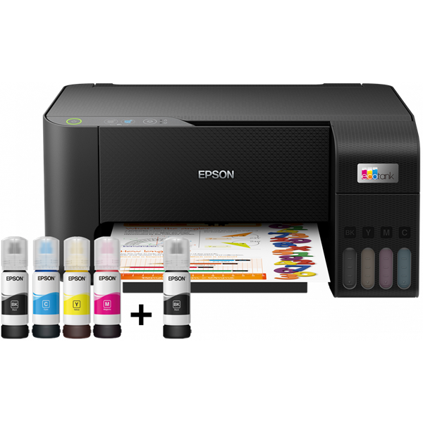 Epson EcoTank L3210 színes tintasugaras fekete multifunkciós nyomtató (Újracsomagolt)
