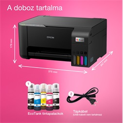 Epson EcoTank L3230 színes multifunkciós tintasugaras nyomtató (Újracsomagolt)