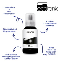 Epson EcoTank M1100 mono nyomtató USB, 5000 oldal tinta a dobozban