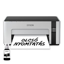 Epson EcoTank M1100 mono nyomtató USB, 5000 oldal tinta a dobozban