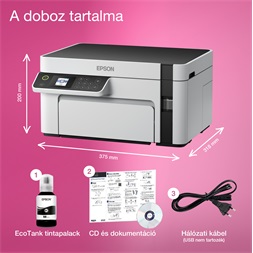 Epson EcoTank M2120 mono nyomató MFP, WiFi, 5000 oldal tinta a dobozban
