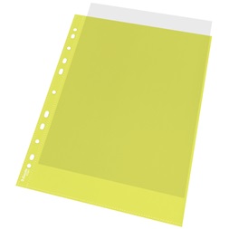 Esselte A4 55mikron 10db/cs sárga lefűzhető genotherm