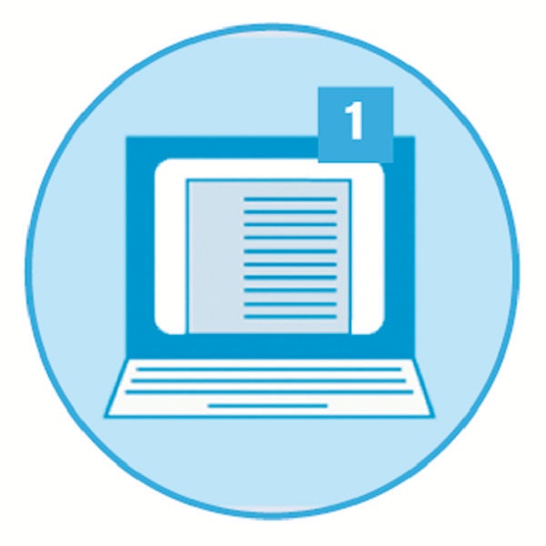 Esselte A4 extra széles 1-5 nyomtatható regiszter