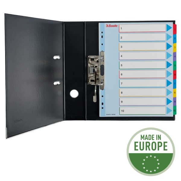 Esselte A4 extra széles újraírható 1-10 regiszter
