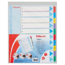 Esselte A4 extra széles újraírható 1-10 regiszter