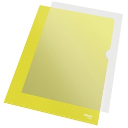 Esselte A4 narancsos 105mikron 25db/cs sárga genotherm