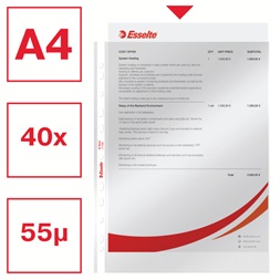 Esselte At Hand A4 lefűzhető 40db víztiszta genotherm
