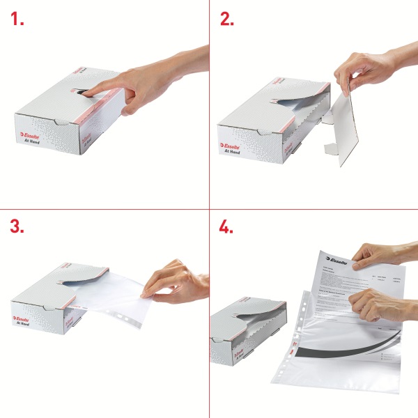 Esselte At Hand A4 narancsos 50db lefűzhető genotherm