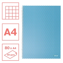 Esselte ColourBreeze  A4 kockás kék spirálfüzet