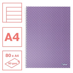 Esselte ColourBreeze A4 vonalas levendula spirálfüzet