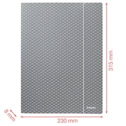 Esselte ColourBreeze karton kék gumis mappa