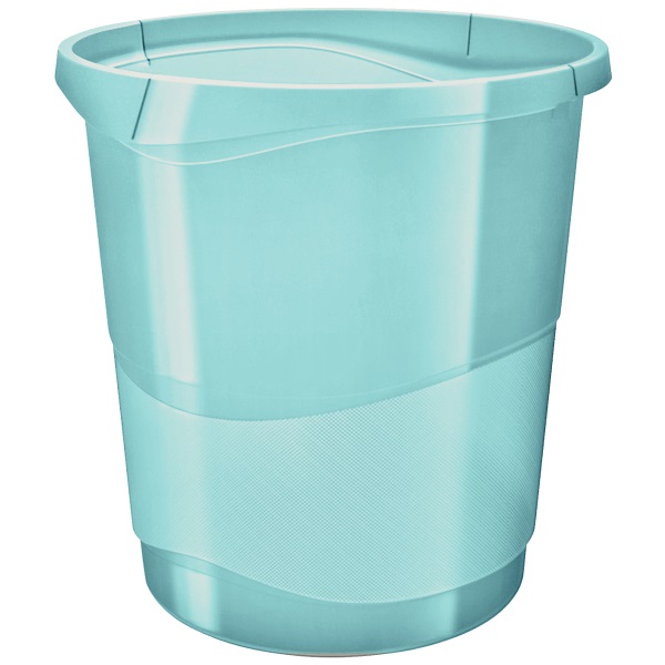 Esselte Colour`Ice 14 literes áttetsző kék papírkosár