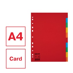 Esselte Economy A4 karton 10 részes elválasztólap